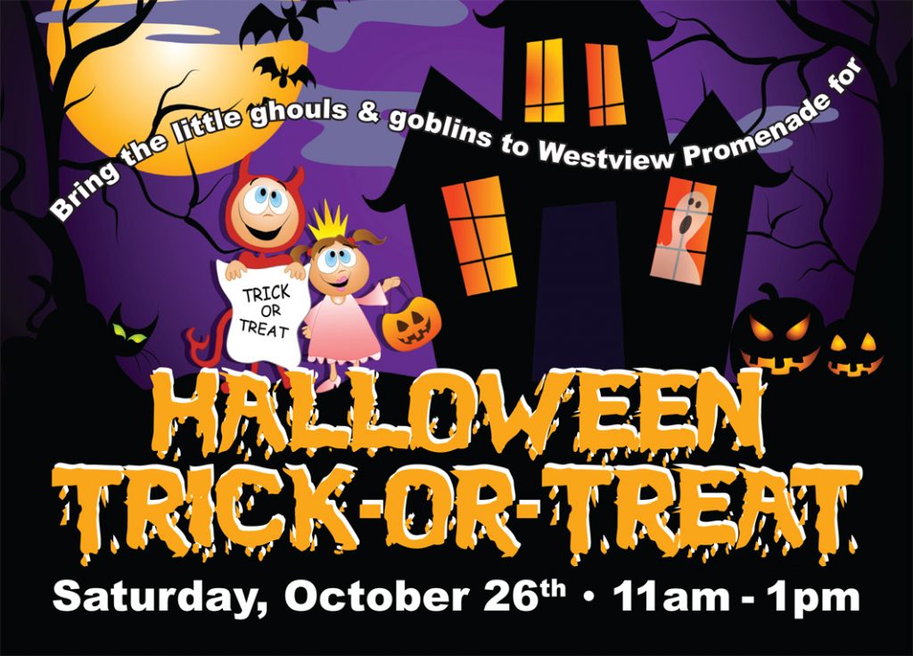 Halloween Trick or Treating Westview Promenade Shopping in