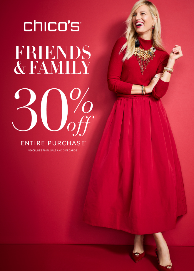 CHICO's October Friends & Family Event